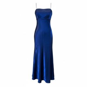 Y2k shimmer Whimsigoth embellished Strappy lace up back maxi dress